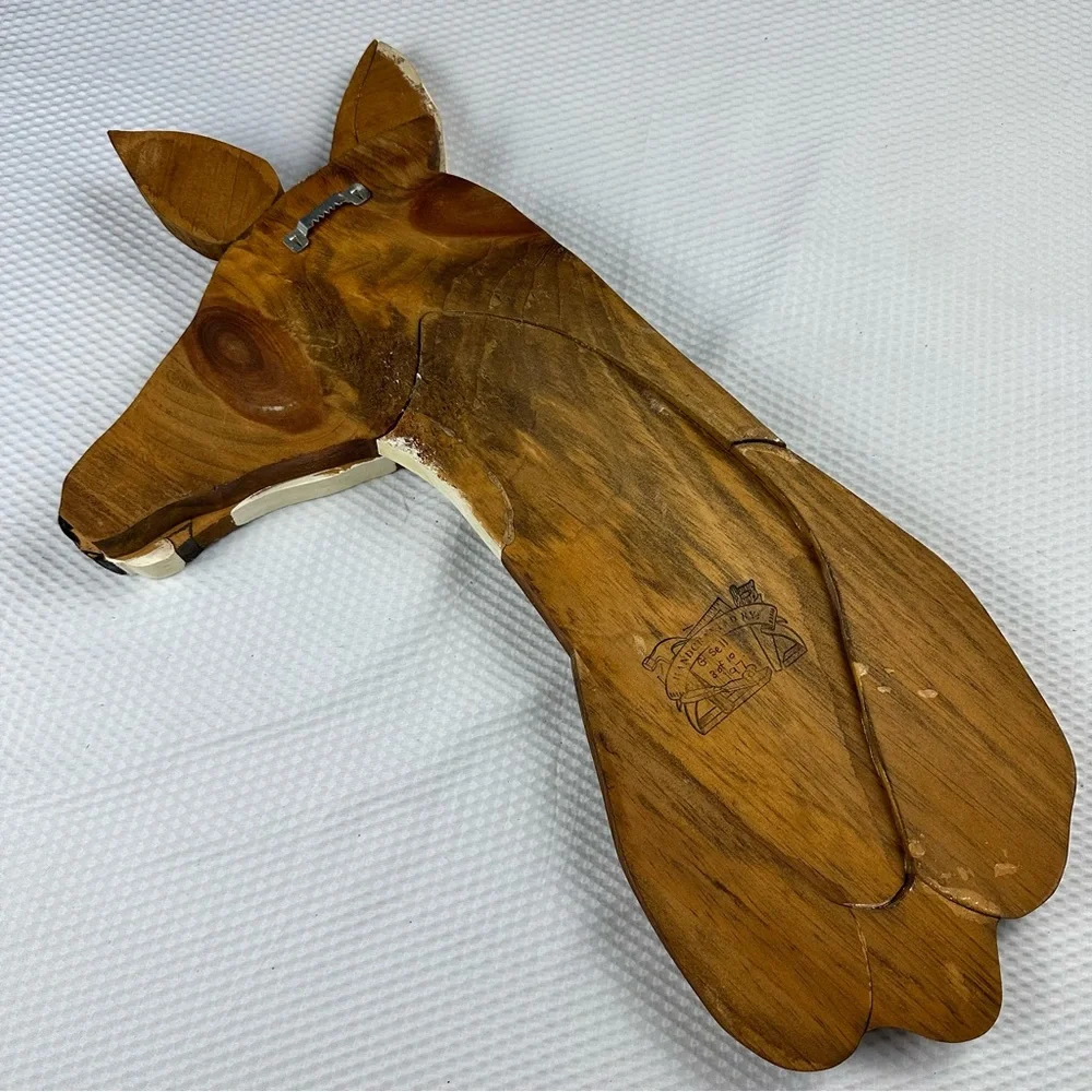 Wooden deer art